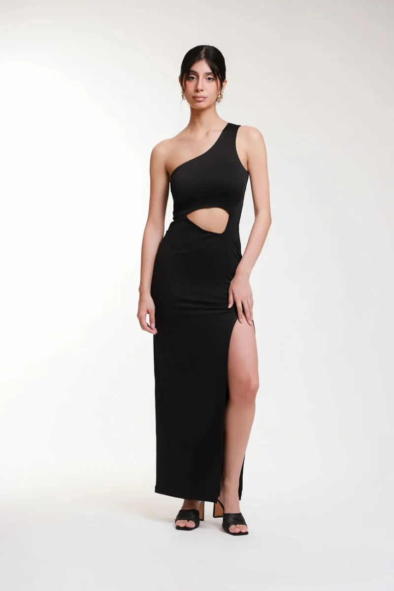 Vestido Fiesta Maxi Asimétrico
