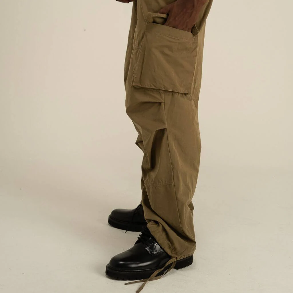 AP CROWN FIAT LUX IRON PARACHUTE PANTS OVERSIZE VERDE - Imagen 7