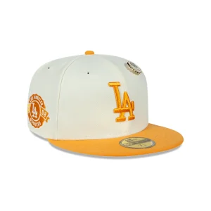 NEW ERA 59FIFTY MLB LOS ANGELES DODGERS BEERPACK PIN GORRA CERRADA BEIGE