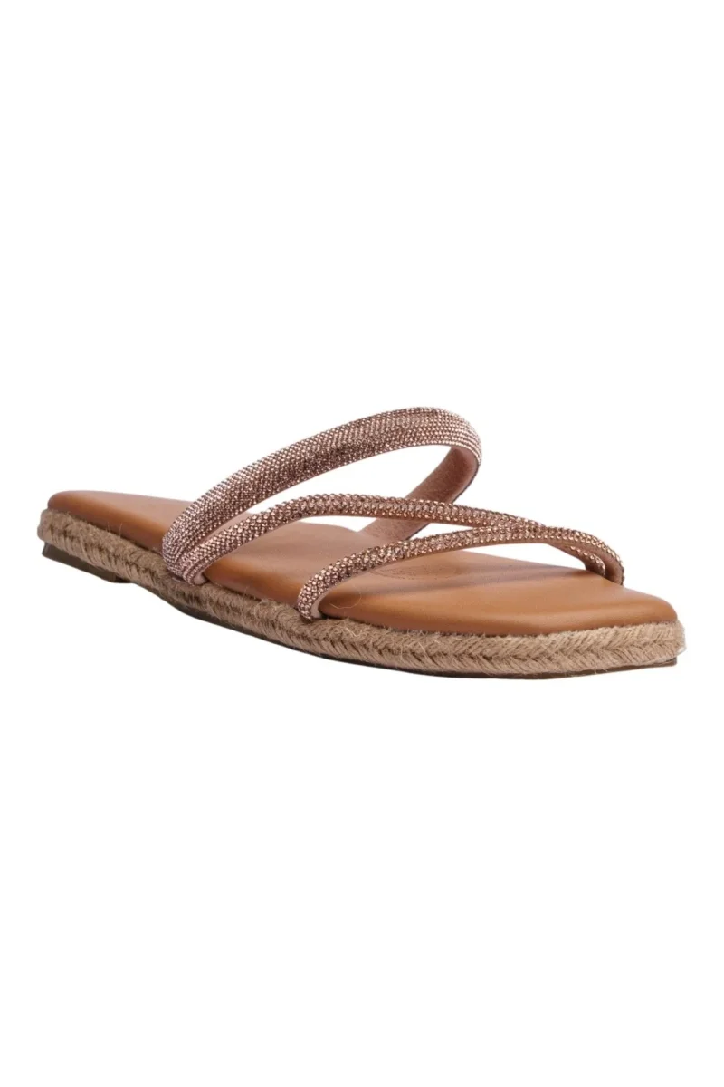 Sandalia Piso Para Mujer Lob Footwear Oro Rosado 15105721 - Imagen 3