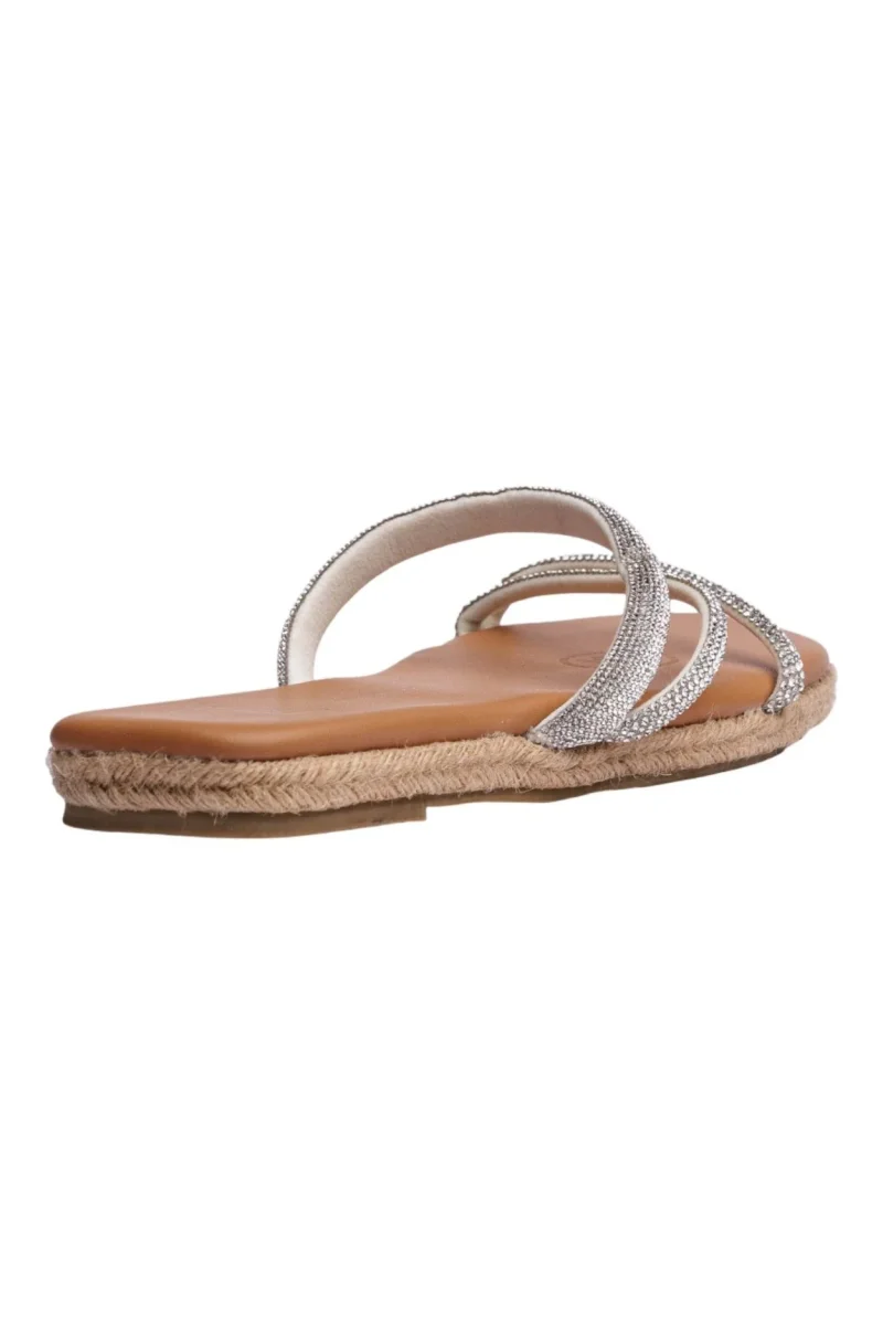 Sandalia Piso Para Mujer Lob Footwear Plata 15105722 - Imagen 4