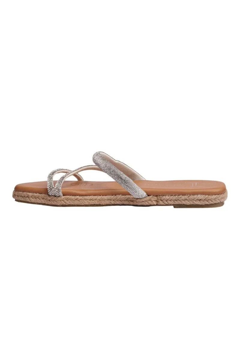 Sandalia Piso Para Mujer Lob Footwear Plata 15105722 - Imagen 6