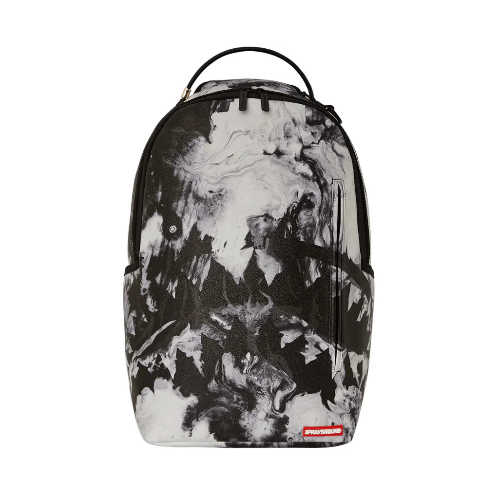 MORRAL SPRAYGROUND MARBLE PAINT BLANCO Y NEGRO - Imagen 2