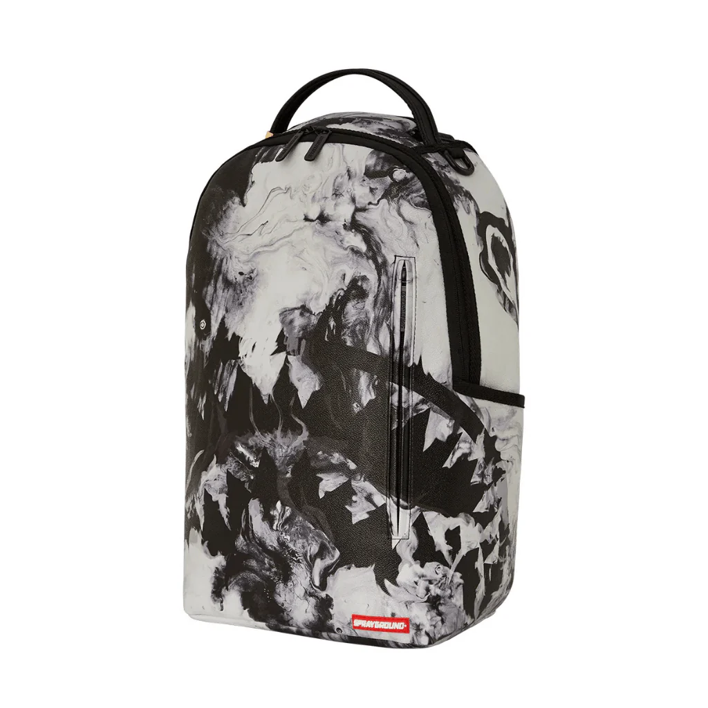 MORRAL SPRAYGROUND MARBLE PAINT BLANCO Y NEGRO - Imagen 3