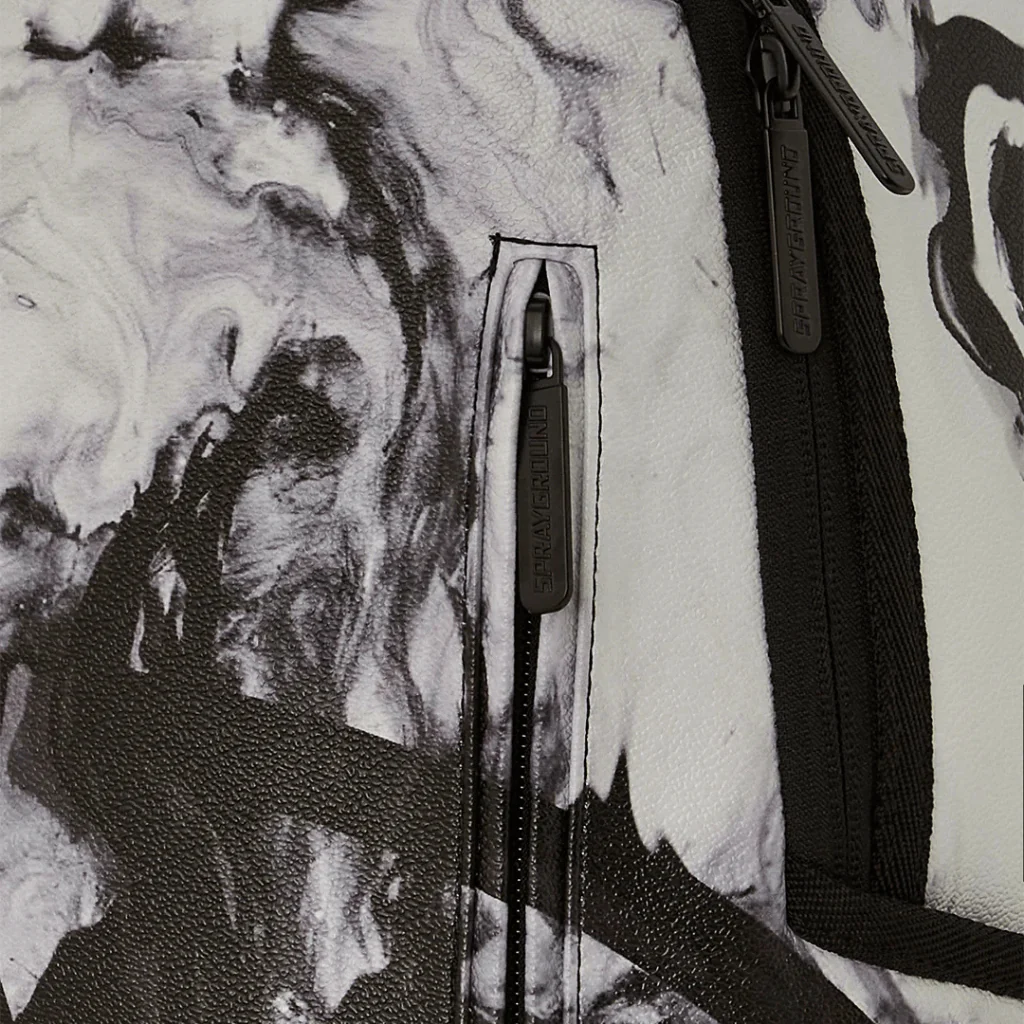 MORRAL SPRAYGROUND MARBLE PAINT BLANCO Y NEGRO - Imagen 6