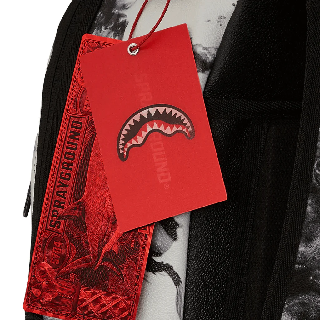 MORRAL SPRAYGROUND MARBLE PAINT BLANCO Y NEGRO - Imagen 7