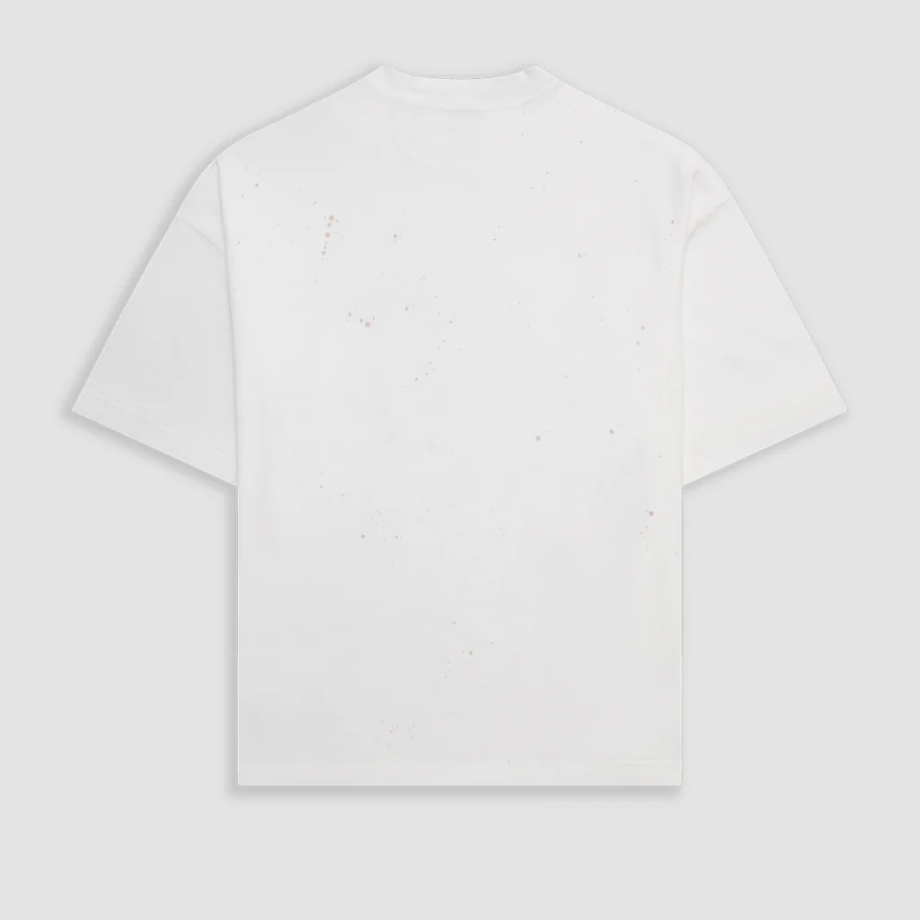 MONOIC TUTTO BENE 2 CAMISETA BOXY FIT DUE MARTINI BLANCO HUESO - Imagen 4