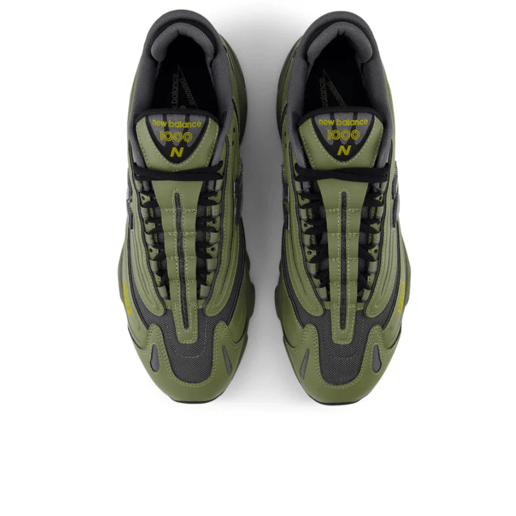 TENIS NEW BALANCE 1000 DARK OLIVE MAGNET VERDES - Imagen 4