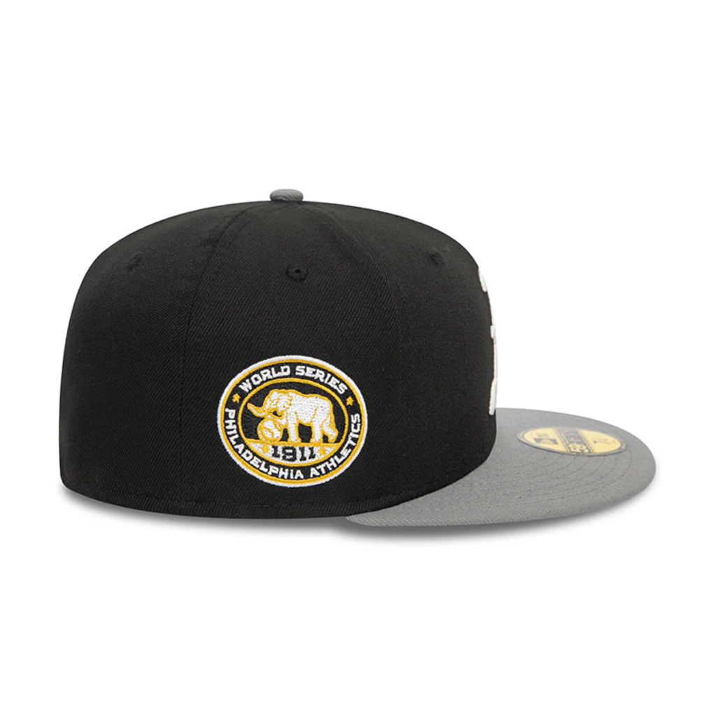 NEW ERA 59FIFTY MLB OAKLAND ATHLETICS CONTRAST PIN GORRA CERRADA NEGRA - Imagen 4