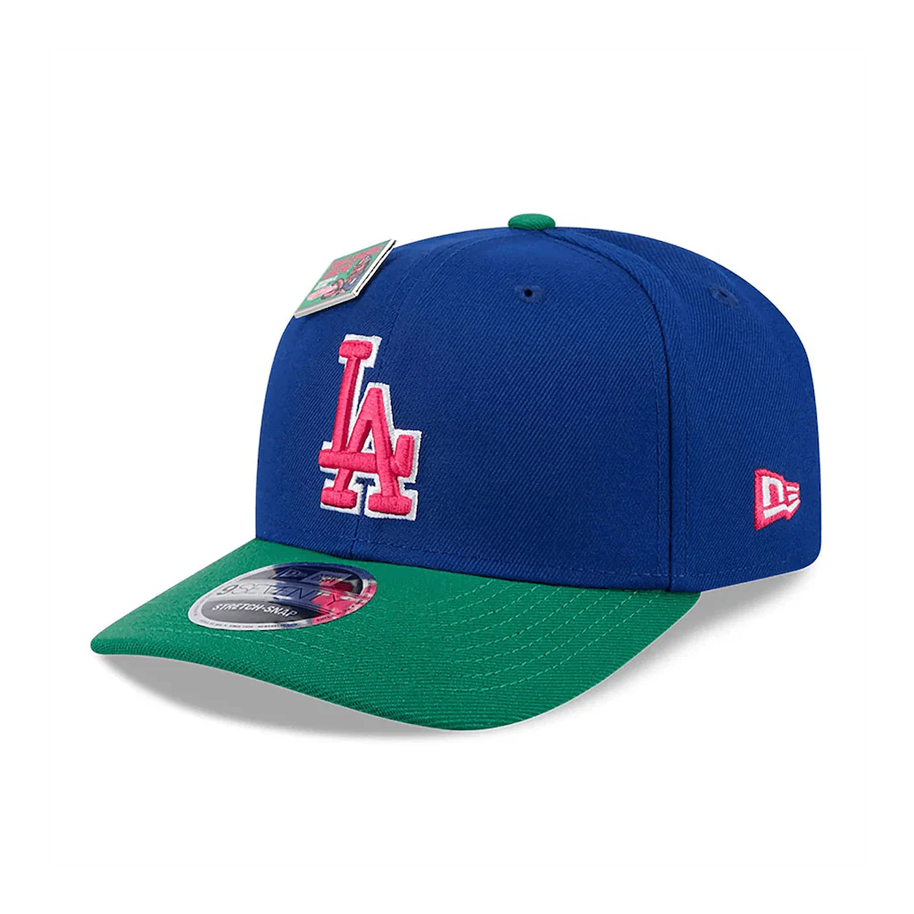 NEW ERA 9SEVENTY MLB LOS ANGELES DODGERS CHEW COLLECTION PIN GORRA AJUSTABLE AZUL - Imagen 7