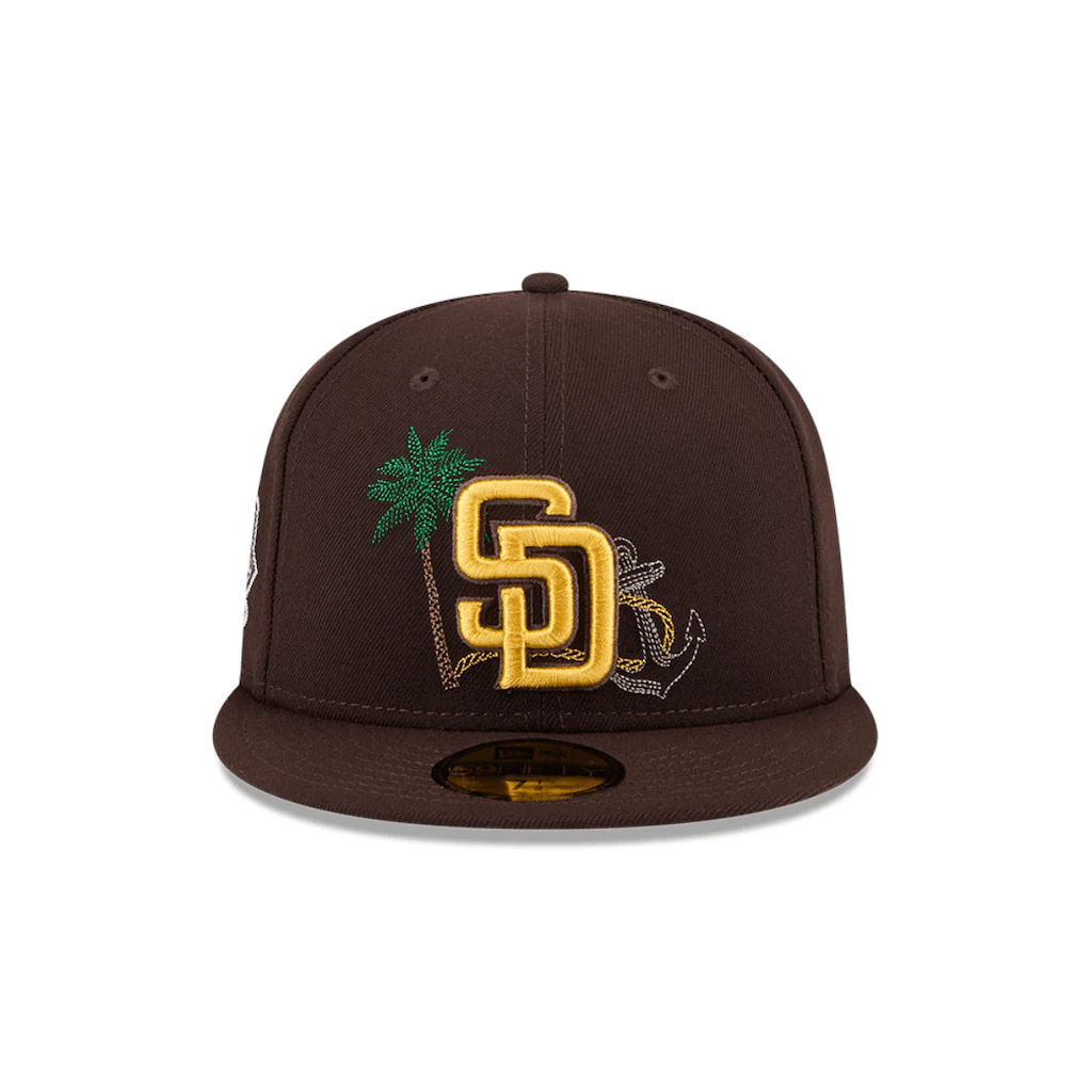 NEW ERA 59FIFTY MLB STATE STITCH SAN DIEGO PADRES GORRA CERRADA CAFE - Imagen 3
