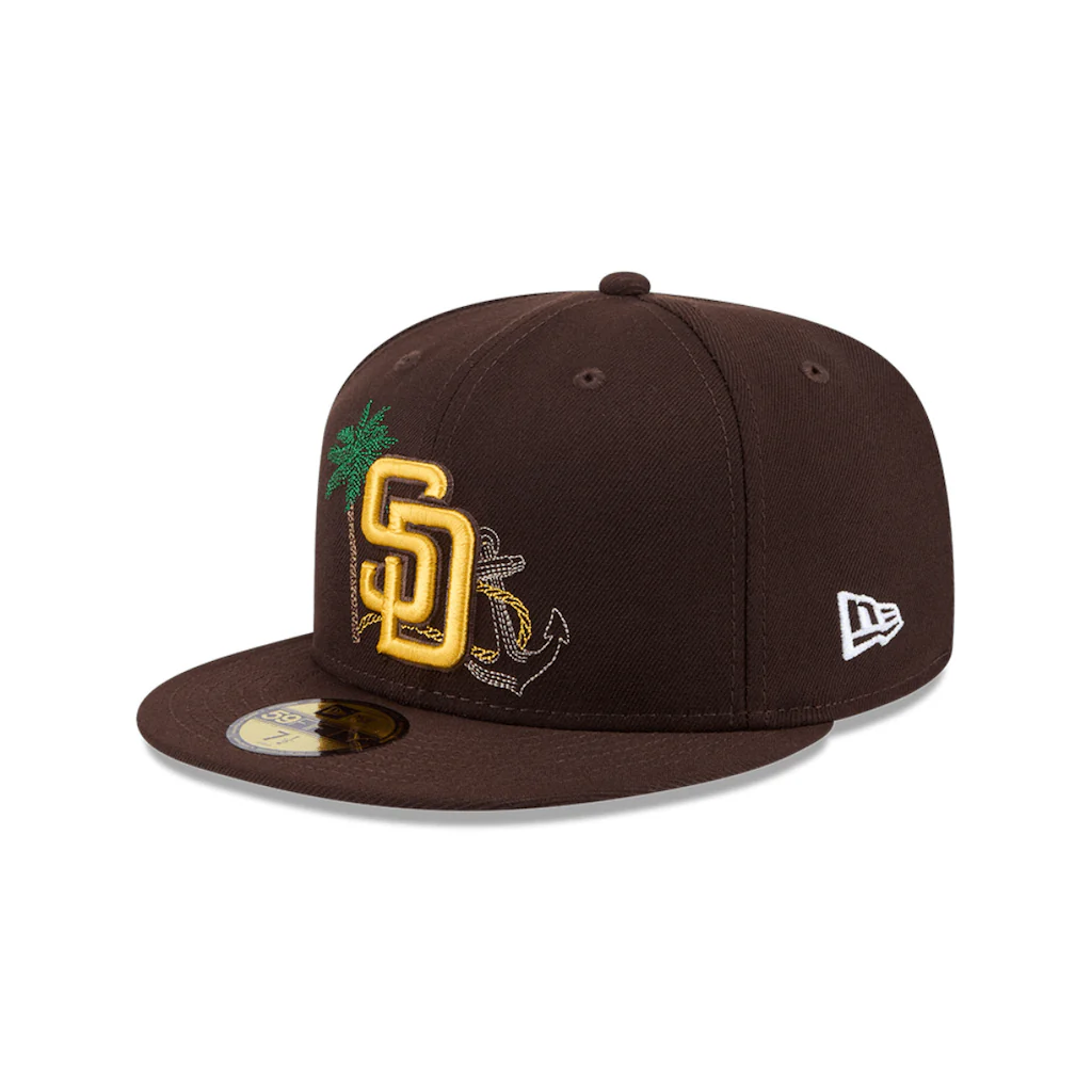 NEW ERA 59FIFTY MLB STATE STITCH SAN DIEGO PADRES GORRA CERRADA CAFE - Imagen 7
