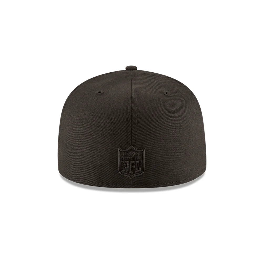 NEW ERA 59FIFTY NFL LAS VEGAS RAIDERS BLACK ON BLACK GORRA CERRADA NEGRA - Imagen 4