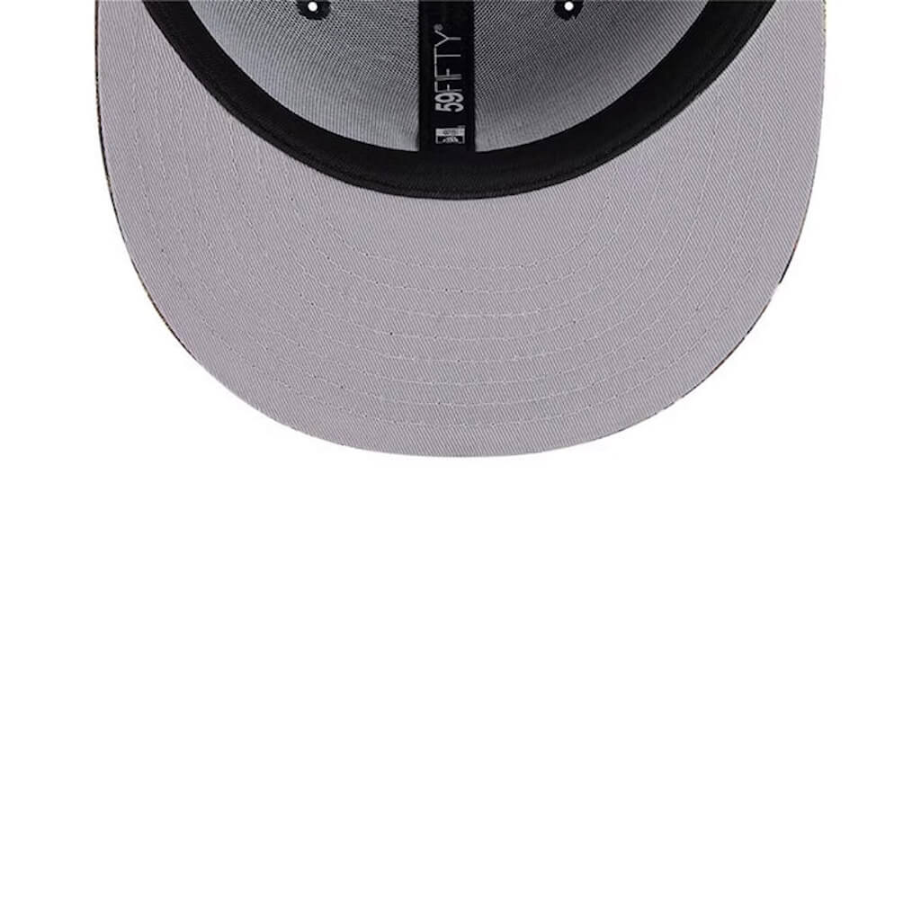 NEW ERA 59FIFTY MLB NEW YORK YANKEES REAL TEE VISOR GORRA CERRADA NEGRA - Imagen 6