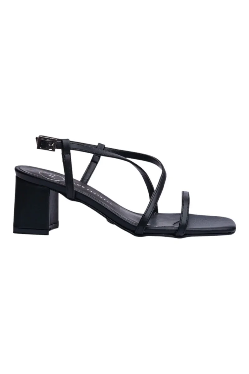 Sandalia Tacón Para Mujer Lob Footwear Negro 81205724 - Imagen 2