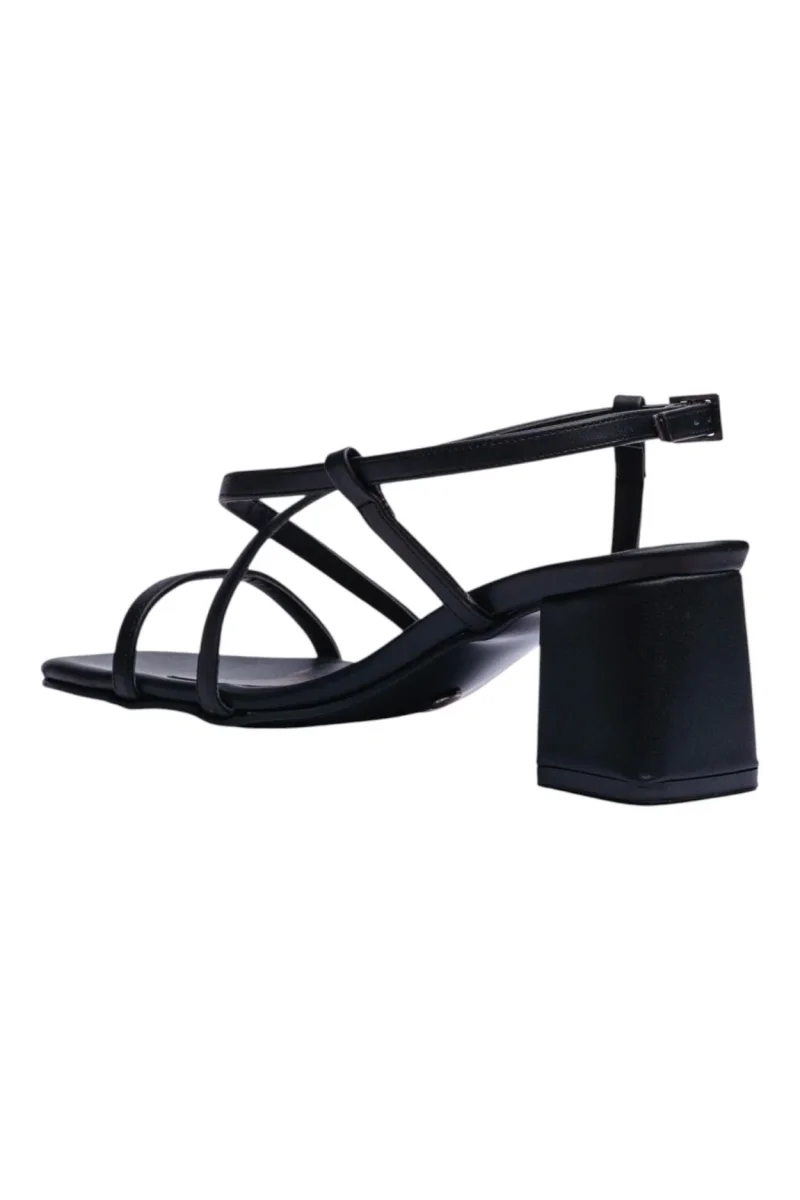 Sandalia Tacón Para Mujer Lob Footwear Negro 81205724 - Imagen 5