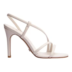 Sandalia Tacón Para Mujer Lob Footwear Beige 81205725
