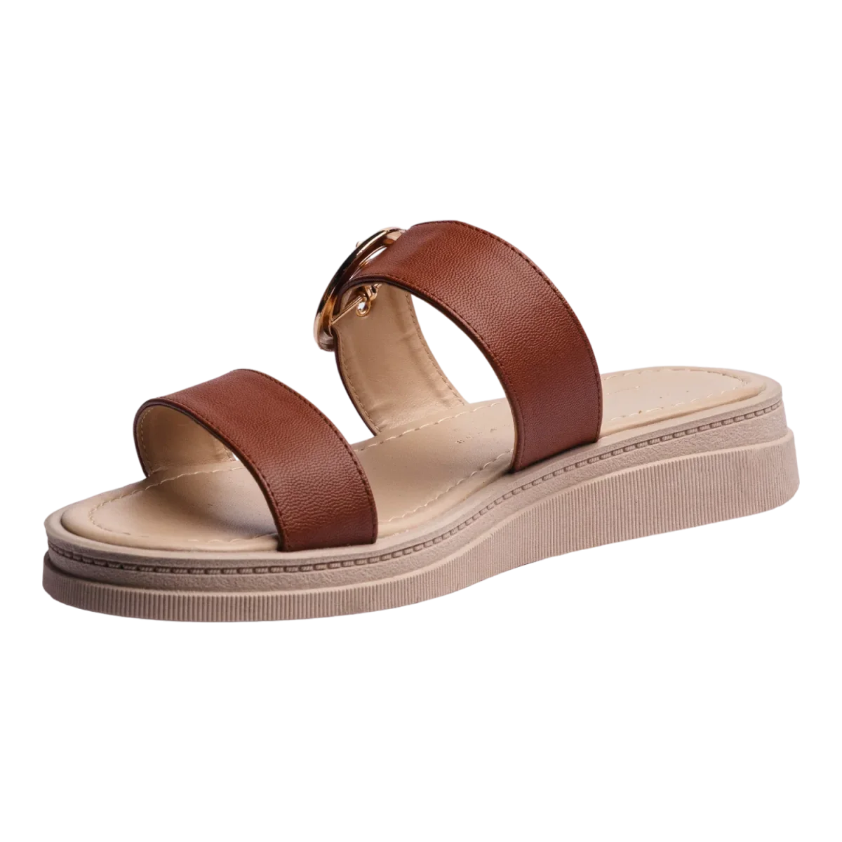 Sandalia Cuña Para Mujer Lob Footwear Cafe 83405702 - Imagen 5