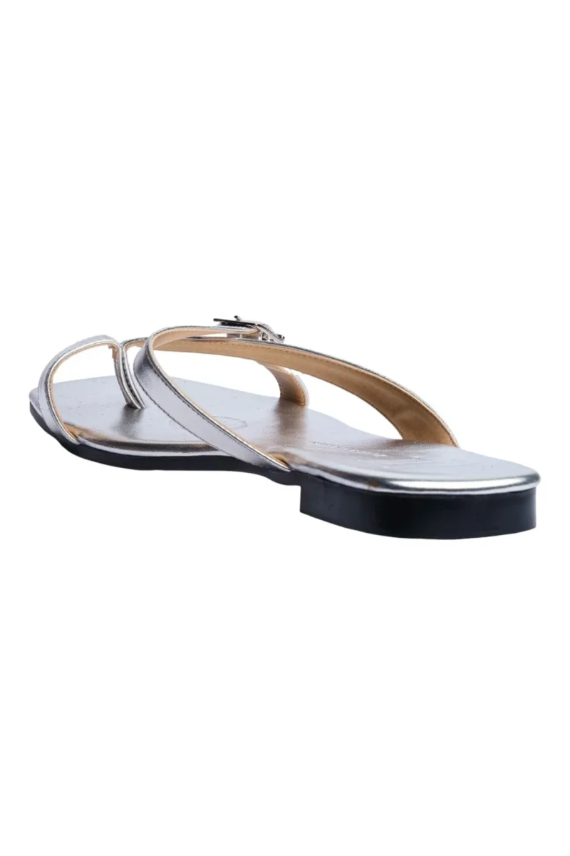 Sandalia Piso Para Mujer Lob Footwear Plata 87605710 - Imagen 5