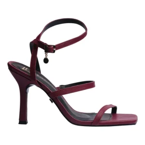Sandalia Tacon Para Mujer Lob Footwear Burgundy 87805730