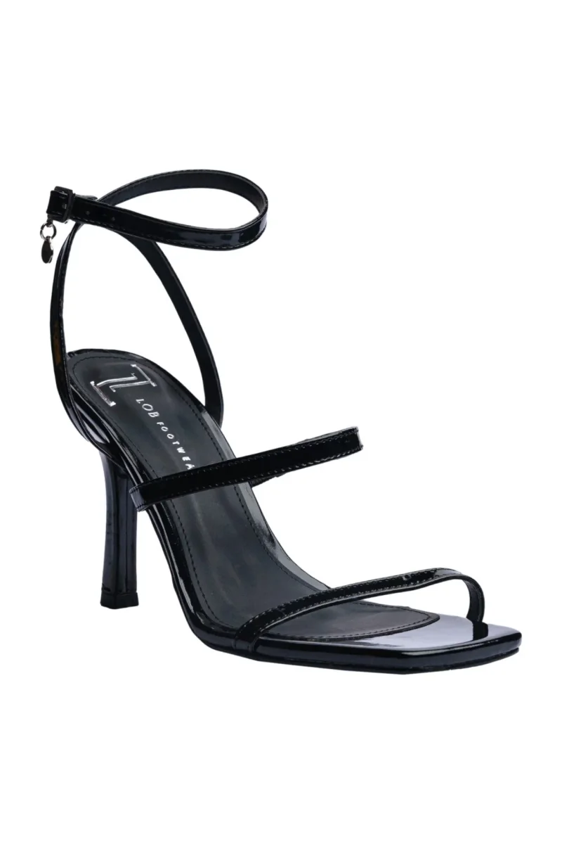 Sandalia Tacon Para Mujer Lob Footwear Negro 87805731 - Imagen 3