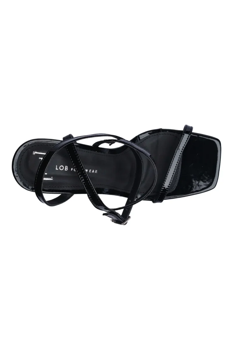 Sandalia Tacon Para Mujer Lob Footwear Negro 87805731 - Imagen 8