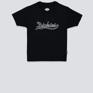 Camiseta Dickies Loose Wave Negro Mujer