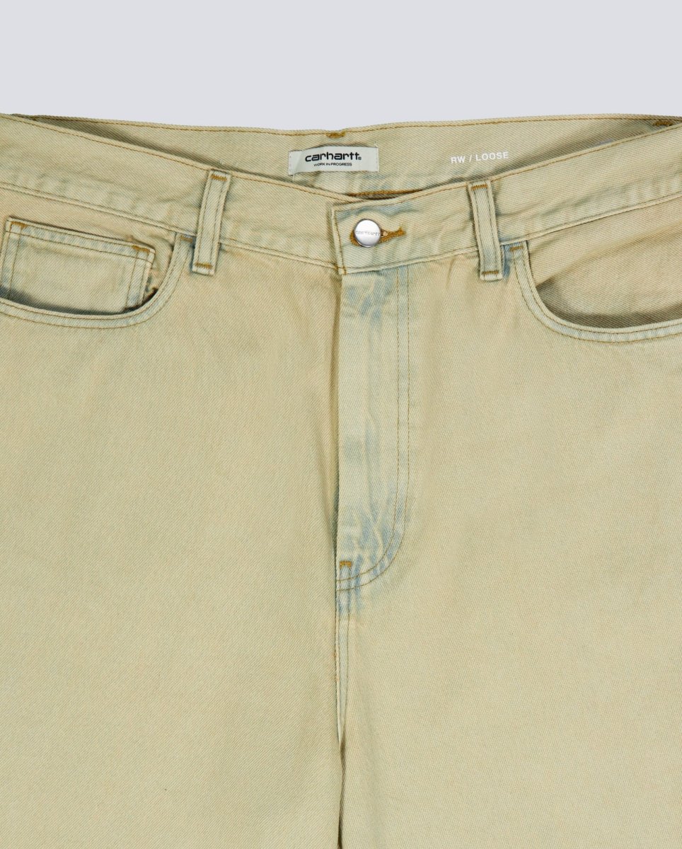 Pantalón Vaquero Carhart WIP Brandon Pant Beige Hombre - Imagen 5