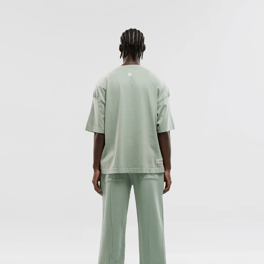 MONOIC TIMELESS V2 CAMISETA BOXY FIT VERDE MENTA - Imagen 4