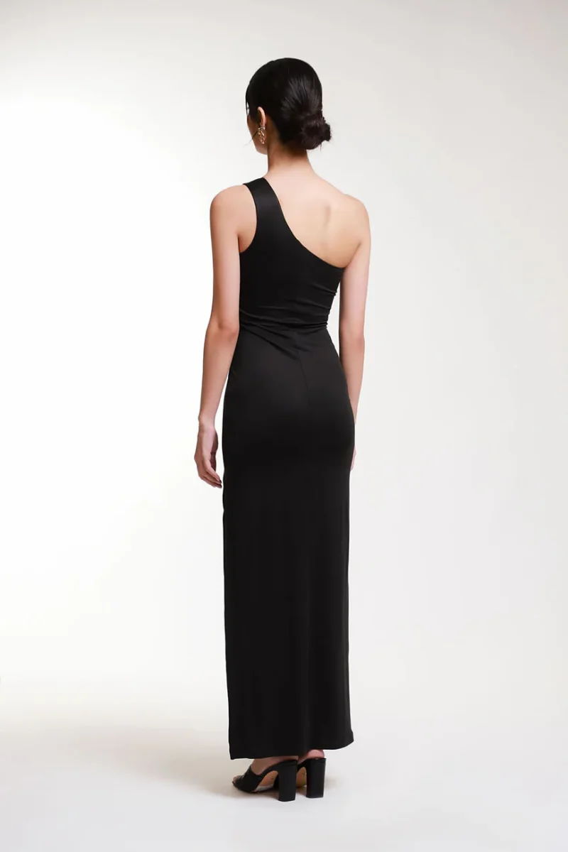 Vestido Fiesta Maxi Asimétrico - Imagen 5