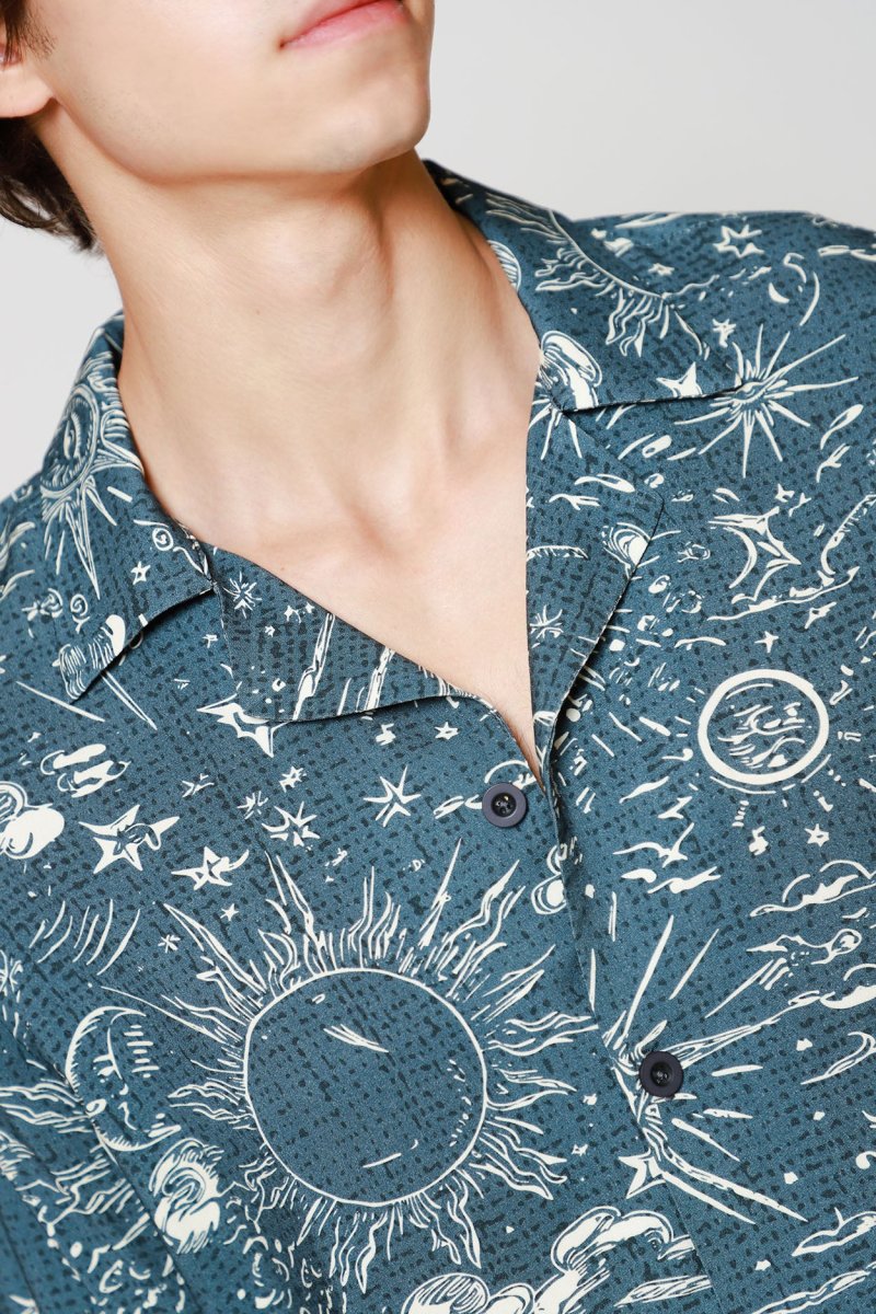 Camisa Resort Full Print Relaxed Fit - Imagen 4