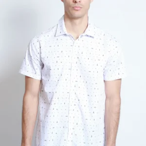 Camisa Manga Corta Mini Print