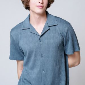 Camisa Resort Manga Corta Botones