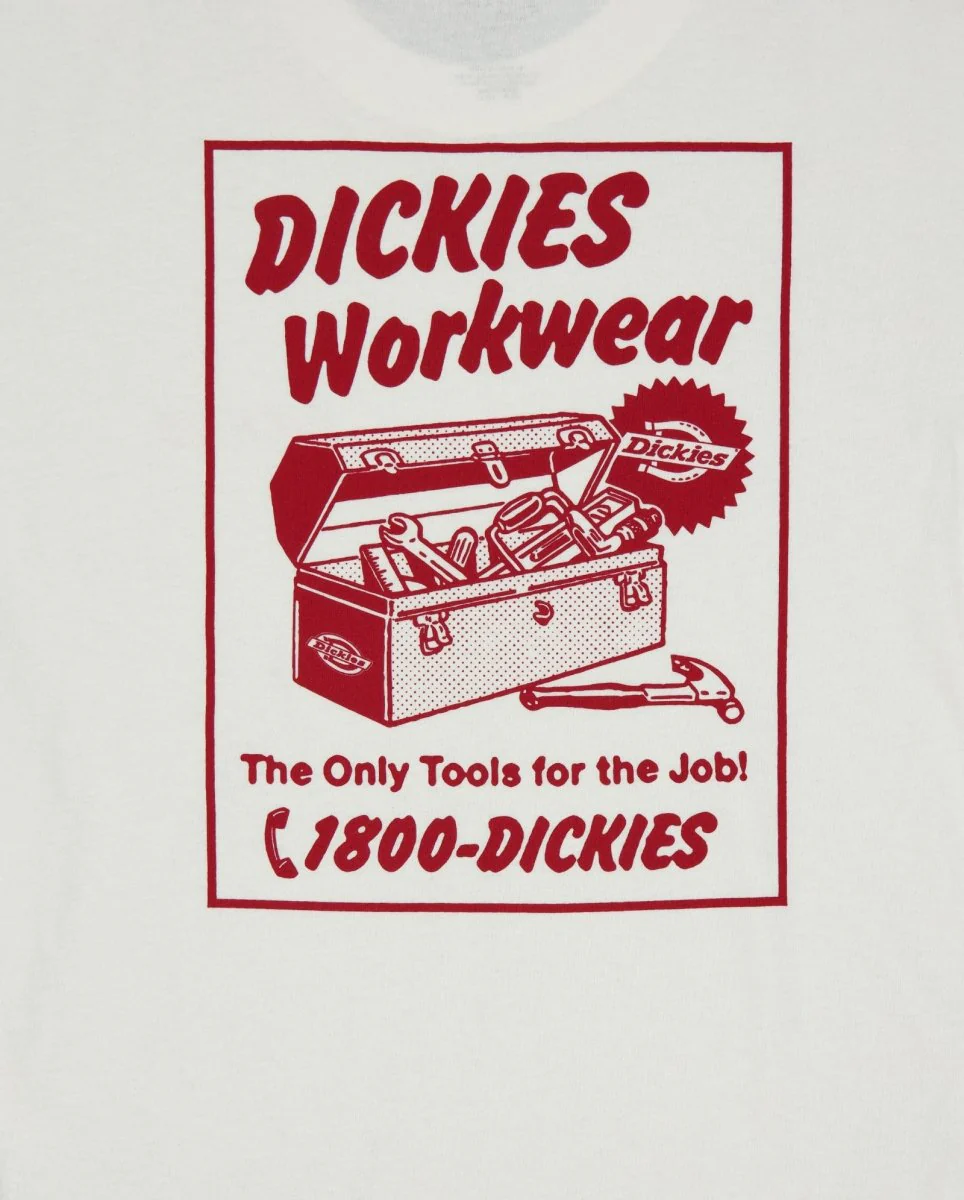 Camiseta Dickies Dry Dry Ridge Beige Unisex - Imagen 4