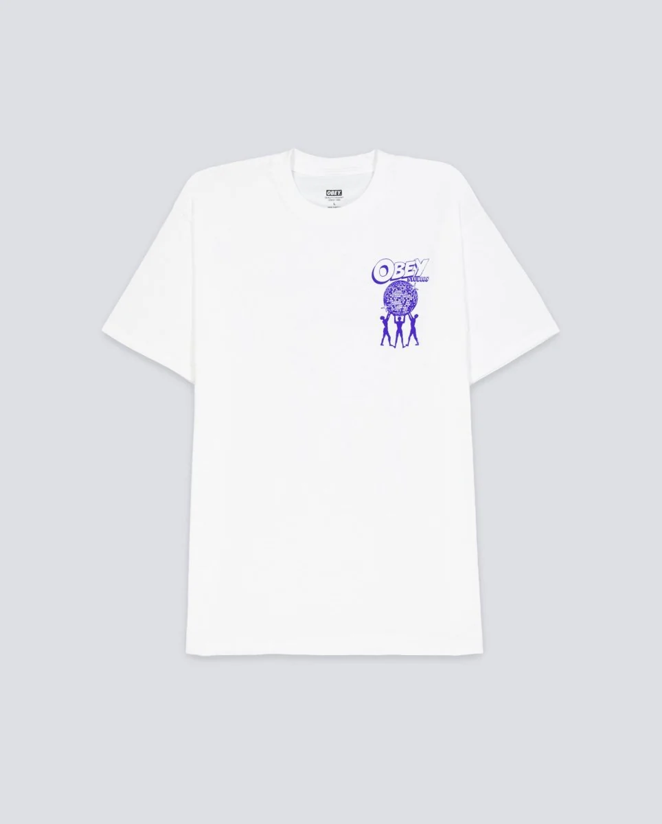 Camiseta Obey Uplift Blanco Unisex
