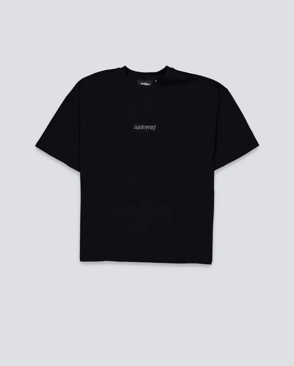 Camiseta Wasted Paris Switchblade Boxy Negro Unisex