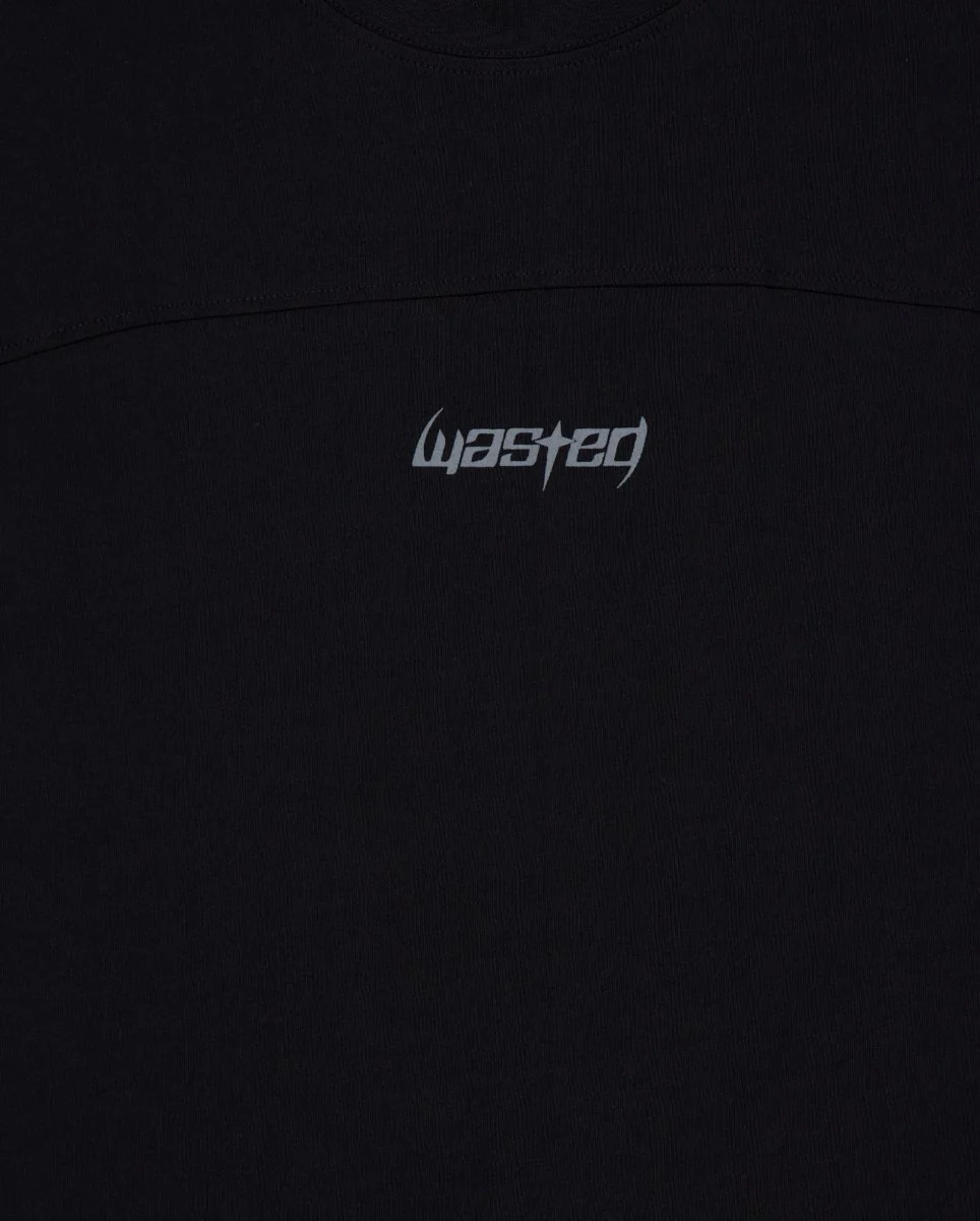 Camiseta Wasted Paris Switchblade Boxy Negro Unisex - Imagen 3
