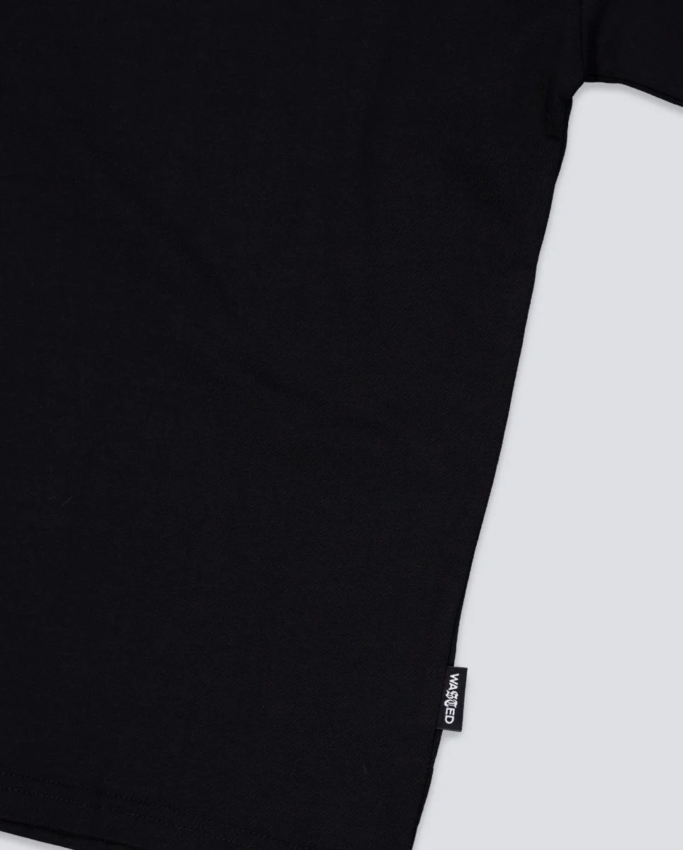 Camiseta Wasted Paris Switchblade Boxy Negro Unisex - Imagen 5