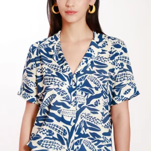 Camisa Resort Manga Corta