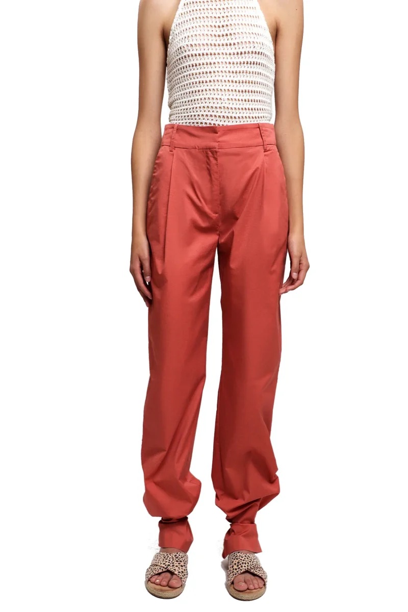 Pantalón Recto Pinzado - Imagen 2