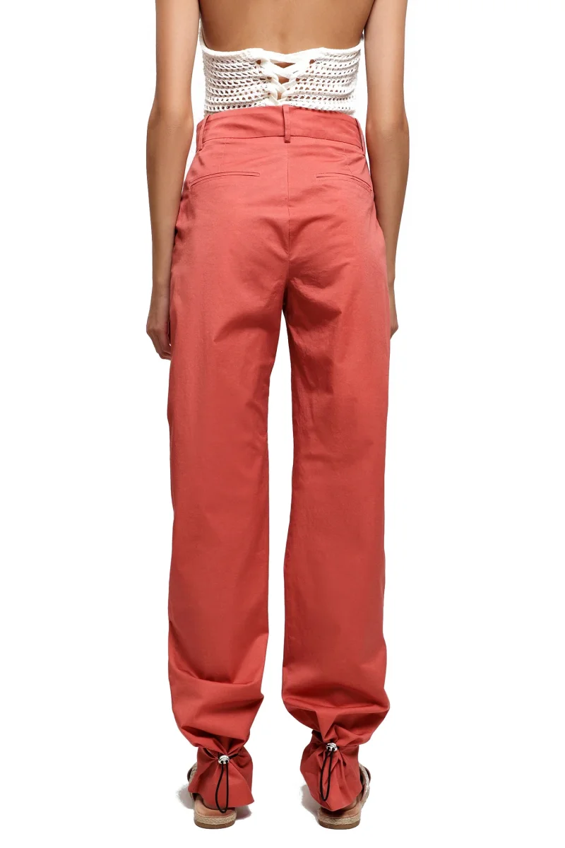 Pantalón Recto Pinzado - Imagen 3