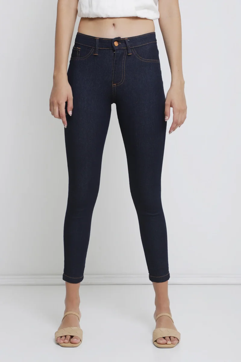 Jeans Básicos Denim Corte Skinny - Imagen 3