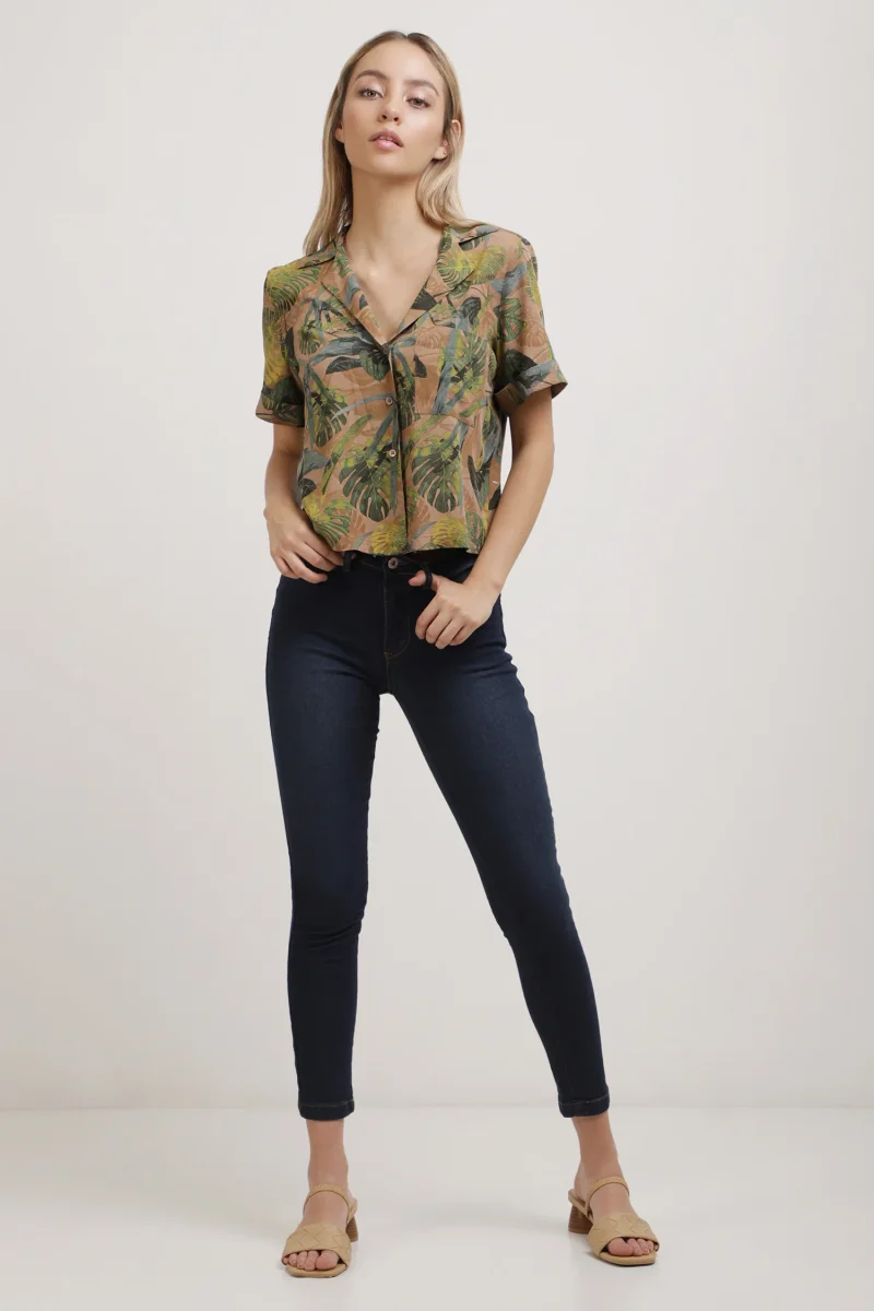 Jeans Básicos Denim Corte Skinny - Imagen 2