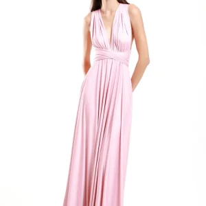 Vestido Maxi Multifuncional Rosa
