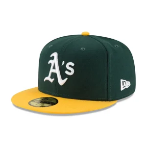 NEW ERA 59FIFTY MLB OAKLAND ATHLETICS GORRA CERRADA VERDE / AMARILLO