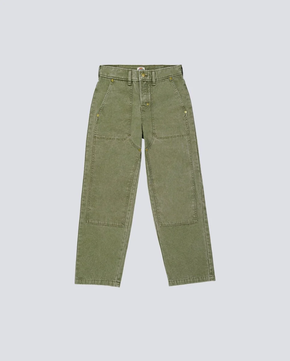 Pantalón Vaquero Dickies Trucker Double Knee Verde Hombre - Imagen 2