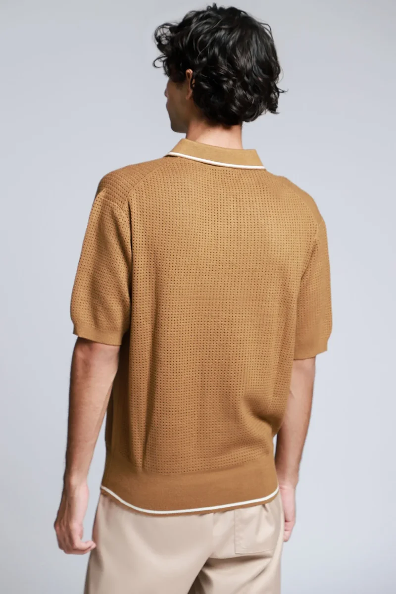 Camisa Polo Manga Corta Tejida - Imagen 5