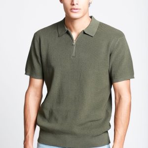Camisa Polo Con Cierre