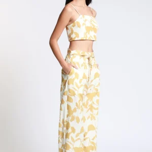 Pantalón Ancho Estampado Floral