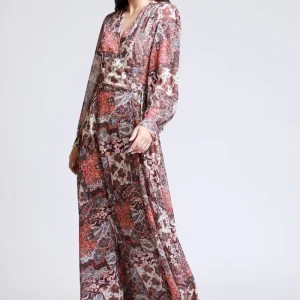Vestido Maxi Escote Cruzado